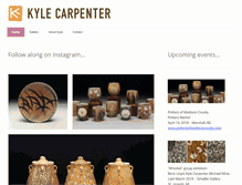 Tablet Screenshot of carpenterpottery.com